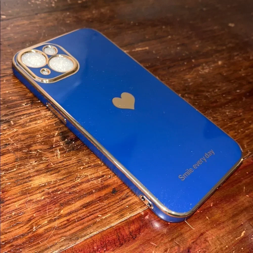 New Iphone 13 Smile Every Day ❤️ Plastic back Phone Case Cover Back Side only